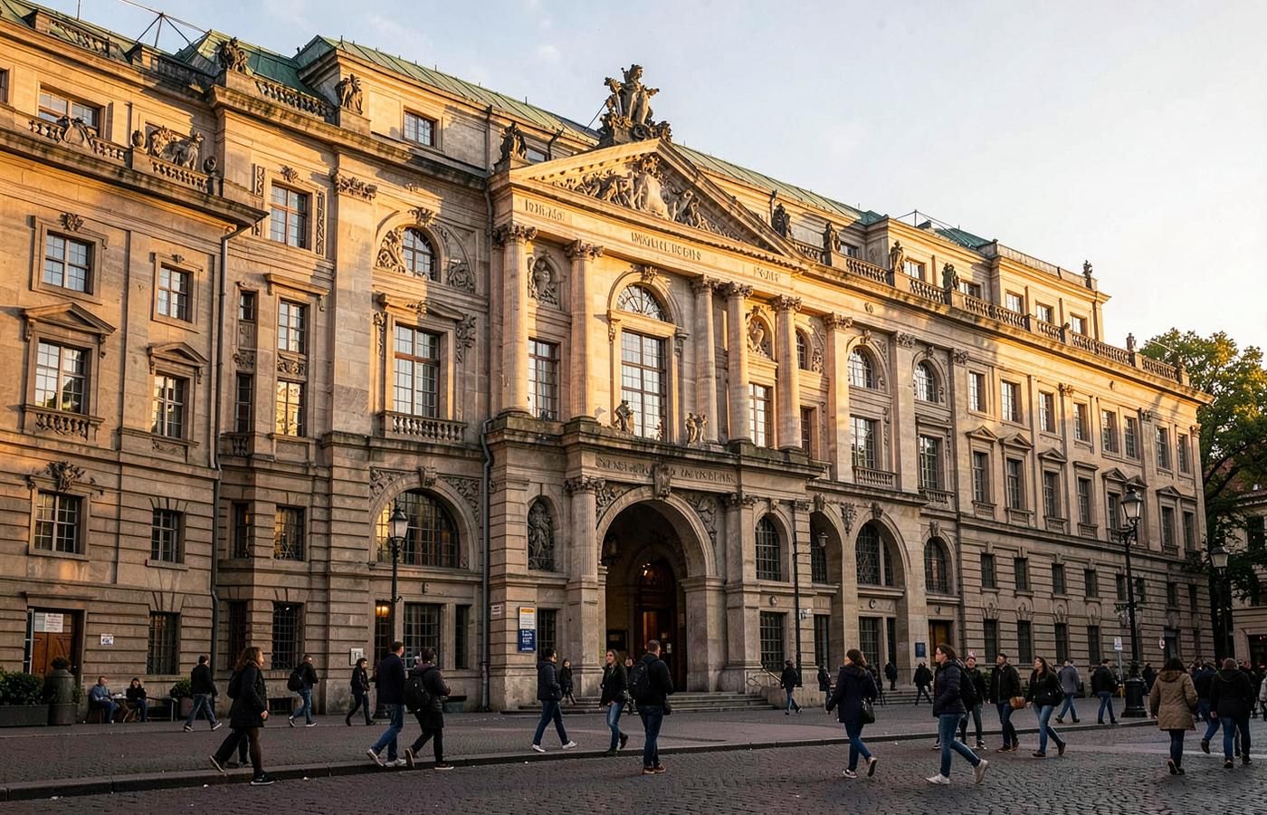 Historic German university campus